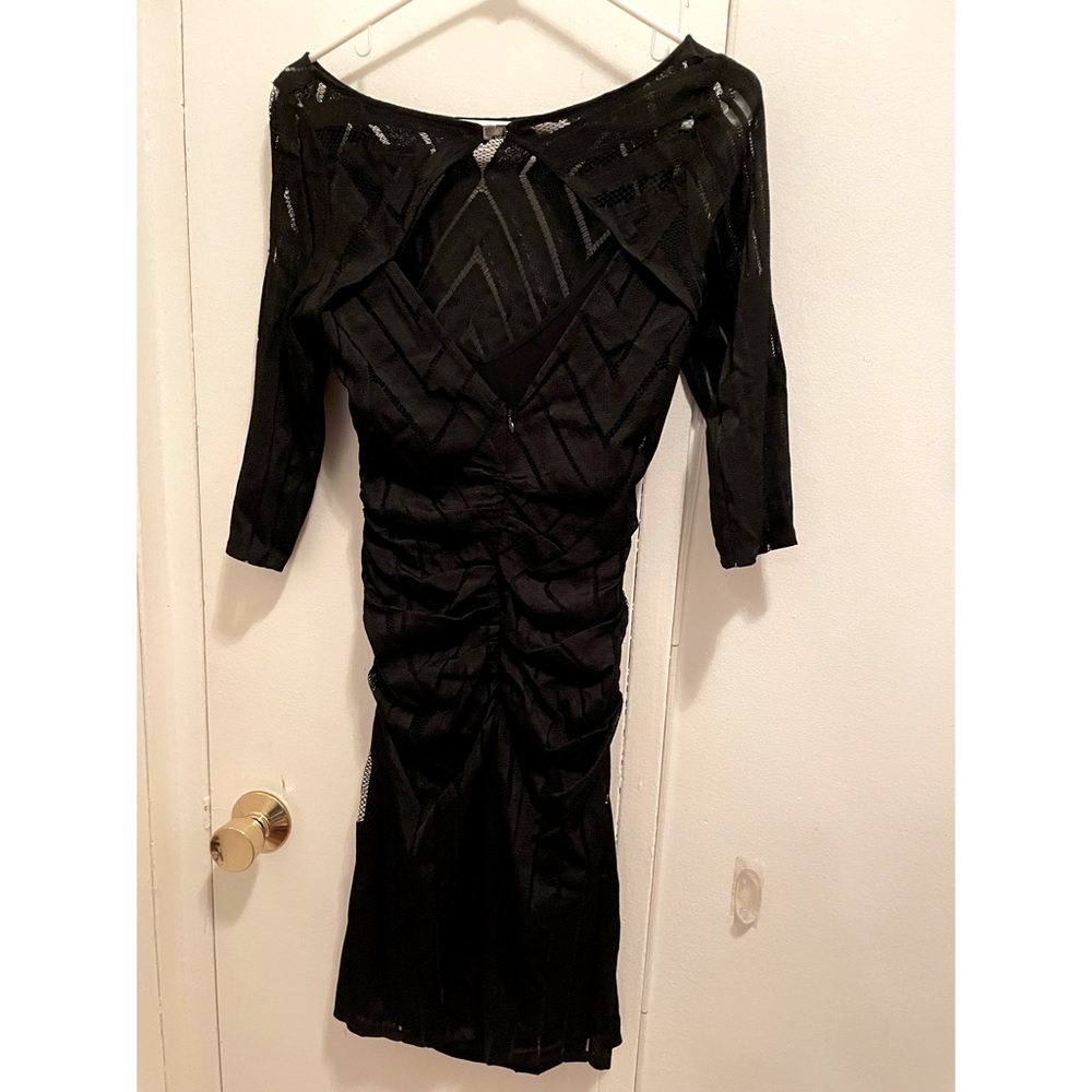 Tracy Reese size small fancy black dress